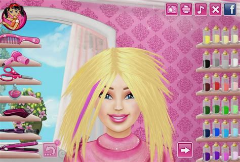 jogo da barbie cabeleireira